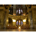 800px-Aachener_dom_oktagon.jpg<>Palatinska kapelica v Aachnu (foto: Tobias Helfrich, 2004) 